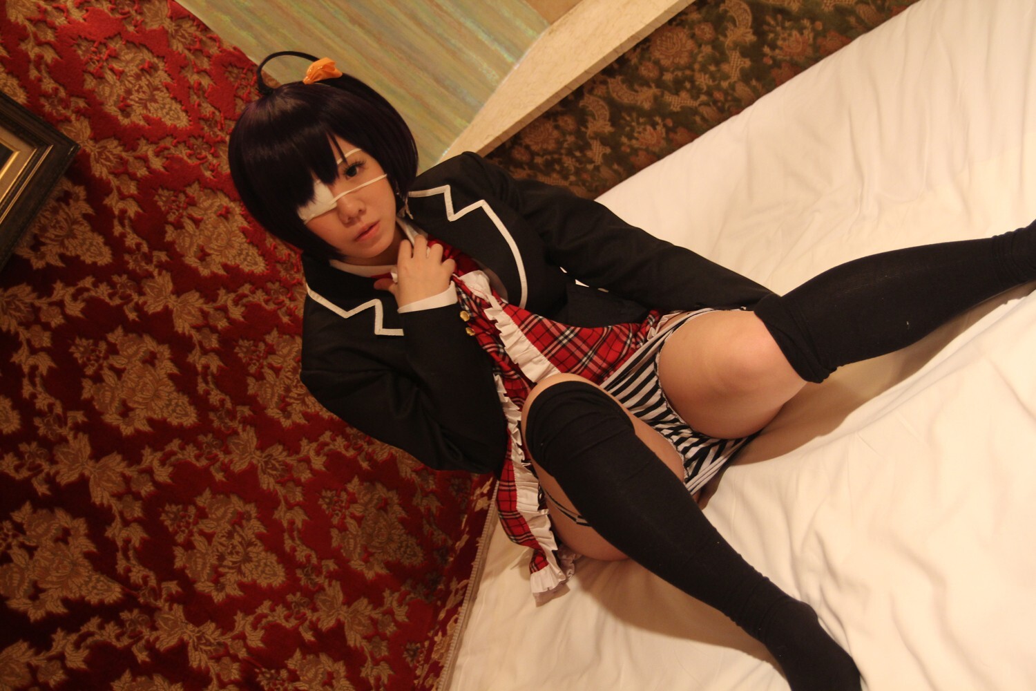 [Cosplay]来自Chuunibyou Demo Koi Ga Shitai的热Rikka Takanashi